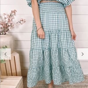 Medium Entro Gingham skirt